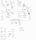 Carburetor Fuel Supply Diagram and Parts List for 405577-0116-B1  Briggs and Stratton Engine